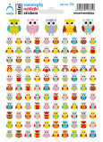 Arch School mini stickers Owls 17 x 12 cm 176