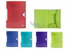 Exacompta Offix file folders with rubber band A4 maxi, PP, 1 piece, mix of 5 colors
