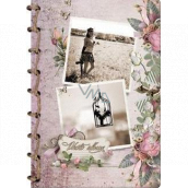 Ditipo Photoalbum Retro Photos young lady and cage B4 24 x 34 cm