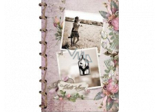 Ditipo Photoalbum Retro Photos young lady and cage B4 24 x 34 cm