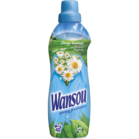 Wansou Spring Freshness concentrated fabric softener 40 doses 1 l