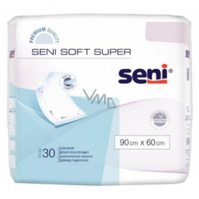 Seni Soft Super hygienic absorbent pads 4 drops, 90 x 60 cm 30 pieces
