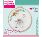 Ditipo Creative set for adults - Embroidery Lama 22 x 22 x 2,5 cm
