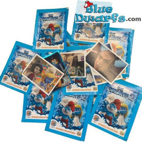 Smurf stickers 5 pieces in paper packaging, recommended age 3+