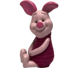 Disney Winnie the Pooh Mini Figure - Piglet sitting, 1 piece, 5 cm