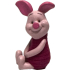 Disney Winnie the Pooh Mini Figure - Piglet sitting, 1 piece, 5 cm