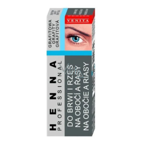 Venita Henna Professional Eyebrow and Eyelash Colour 1.1 Graphite 2,5 g