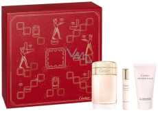 Cartier Baiser Volé parfémovaná voda 100 ml + tělové mléko 50 ml + parfémovaná voda 10 ml miniatura, dárková sada pro ženy