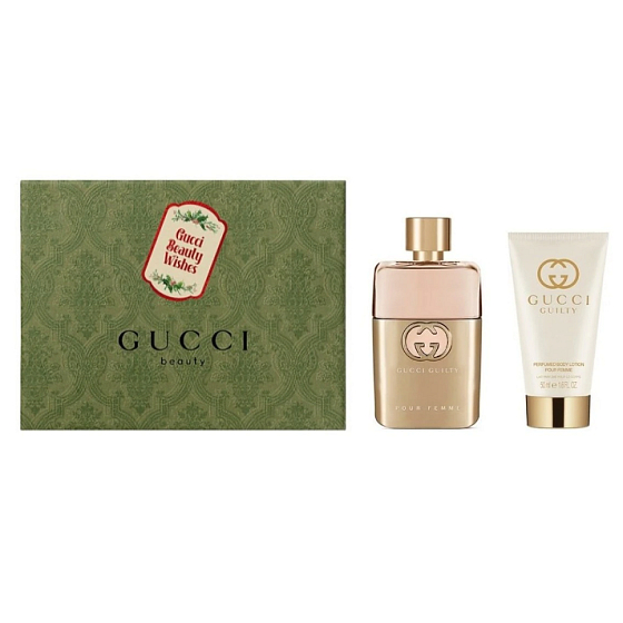 Gucci Guilty pour Femme eau de parfum 50 ml + body lotion 50 ml, gift set for women