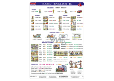 Ditipo Basic English II English teaching board A4 21,4 x 30 x 0,1 cm