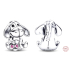 Sterling silver 925 Disney Winnie the Pooh - Eeyore, bead for bracelet