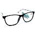 Berkeley Reading Dioptric Glasses +1.0 plastic black sides black silver stripes 1 piece MC2223