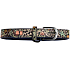Heathcote & Ivory Canine Companion dog collar small with flowers 1,5 x 32 cm
