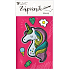 Notebook sewn 3D Unicorn lined 64 pages 10.5 x 15 cm