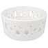 Porcelain Candle Holder Trees White 5 cm