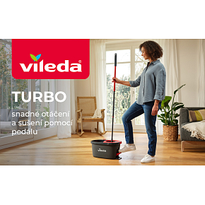 Vileda Easy Wring and Clean Turbo 2v1 mop replacement for floor cleaning