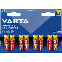 Varta Longlife Max Power AA Batteries 8 pcs
