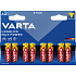Varta Longlife Max Power AA Batteries 8 pcs