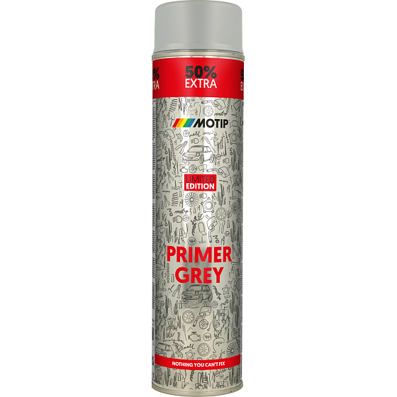 Motip Ralley primer for colors, gray, 600 ml