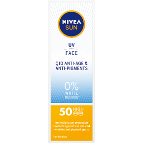 Nivea Sun OF 50 Q10 UV & Face Anti-Wrinkle Sunscreen Cream, 50 ml