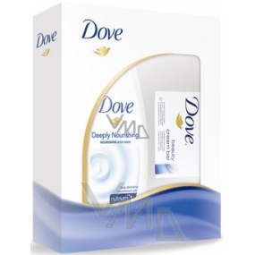 Dove Original shower gel 250 ml + cream tablet 100 g, cosmetic set