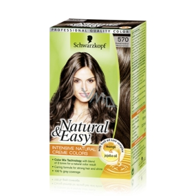 Schwarzkopf Natural & Easy hair color 570 Medium brown chestnut