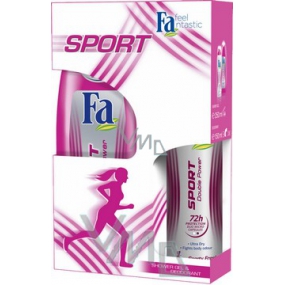 Fa Sport Double Power Sporty Fresh shower gel 250 ml + deodorant spray 150 ml, cosmetic set