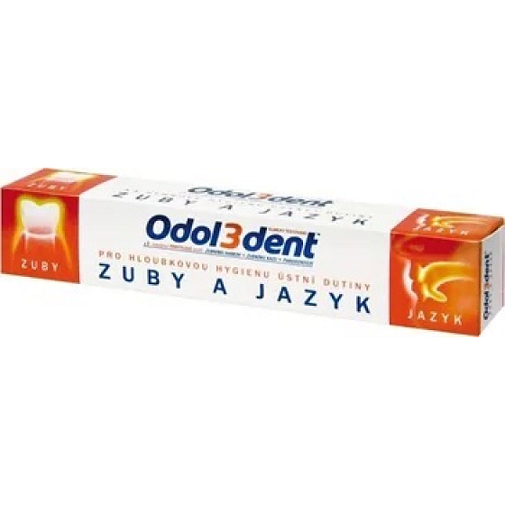 Odol3dent Teeth + Tongue toothpaste 75 ml