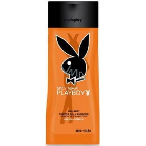 Playboy Miami Spicy Orange 2in1 shower gel and shampoo for men 250 ml