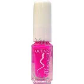 Ocean Decorative Art decorating nail polish shade 40 pink neon 5 ml