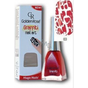 Golden Rose Graffiti Nail Art crackling nail polish shade 03 12 ml