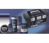 Nivea Men Toolbox Curver voda po holení 100 ml + krém 150 ml + antiperspirant roll-on 50 ml + sprchový gel 250 ml + gel na holení 200 ml, kosmetická sada