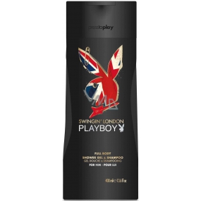 Playboy London Swingin 2in1 shower gel and shampoo for men 400 ml