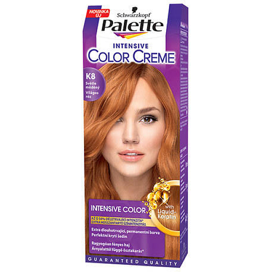 Schwarzkopf Palette Intensive Color Creme hair color shade K8 Light copper