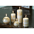 Lima Elegance White candle beige ball diameter 80 mm 1 piece