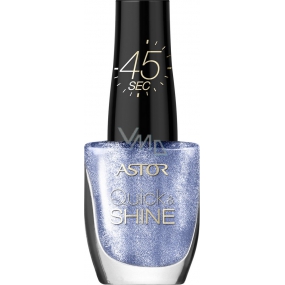 Astor Quick & Shine Nail Polish nail polish 604 Midnight Blue 8 ml