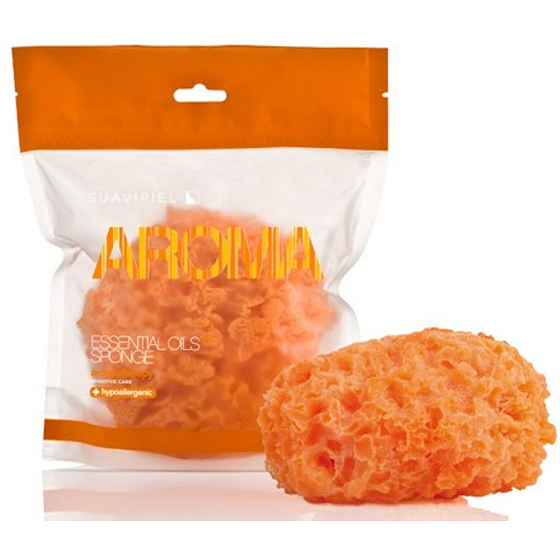 Suavipiel Aroma Citrus Essential Oils washing sponge with essential oils