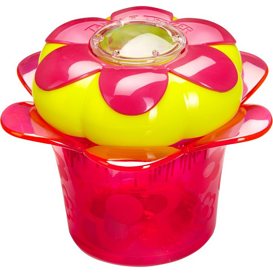 Tangle Teezer Flowerpots Professional compact hair brush Princess pink