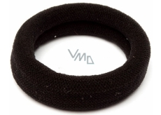 Hair band black 6 x 2 cm