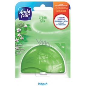Ambi Pur Green Silk Toilet block liquid hinge refill 55 ml