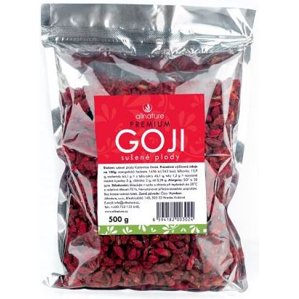 Allnature Goji goji chinese dried fruit health symbol 500 g - VMD ...