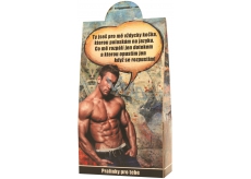 Bohemia Gifts & Cosmetics Milk and dark chocolate pralines with cream filling and Irish whiskey For you guy 100 g