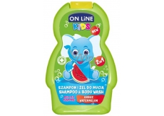 On Line Kids Meloun 2v1 sprchový gel a šampon 250 ml