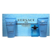 Versace Eau Fraiche Man toaletní voda 5 ml + sprchový gel 25 ml + balzám po holení 25 ml, dárková sada