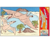 Water painting dinosaurs No.5 28 x 21 cm