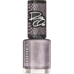 Rimmel London 60 Seconds Chameleon Colour by Rita Ora nail polish 811 Hot Metal Love 8 ml