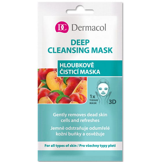 Dermacol Deep Cleansing Mask textile 3D deep cleansing mask 15 ml