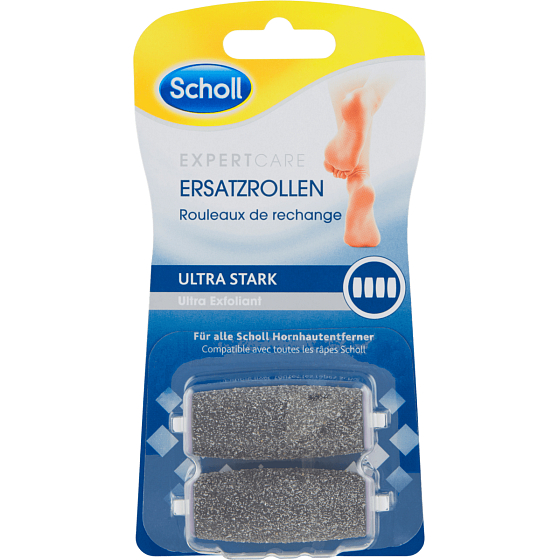 Scholl Expert Care Ultra Exfoliant ultra rough with diamond crystals spare head for electric file 2 pieces