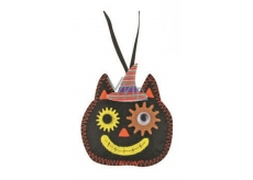 Felt cat for hanging 8 cm