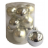 Silver glass flasks set 5.7 cm, 12 pieces